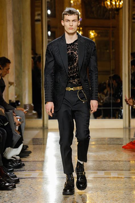 versace winter outfits|versace men's dresses.